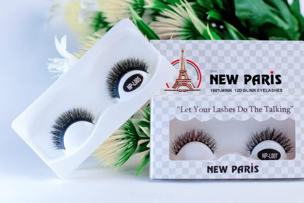 <sup STYLE="font-size:50%">oivl</sup> NEW PARIS 100% MINK 12D BLINK EYELASHES